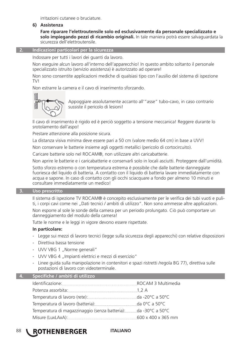 ROTHENBERGER ROCAM 3 Multimedia User Manual | Page 90 / 360