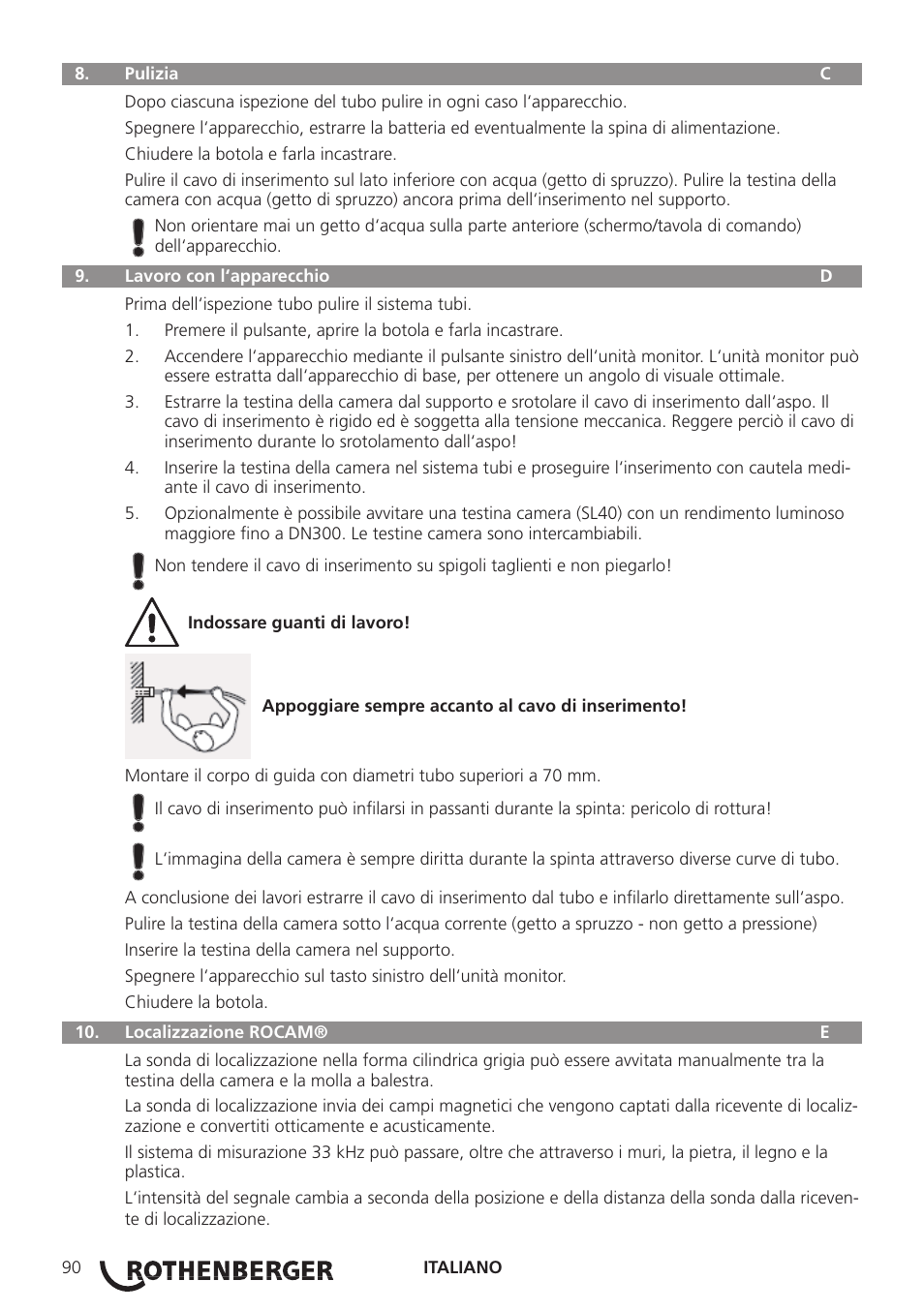 ROTHENBERGER ROCAM 3 Multimedia User Manual | Page 92 / 360