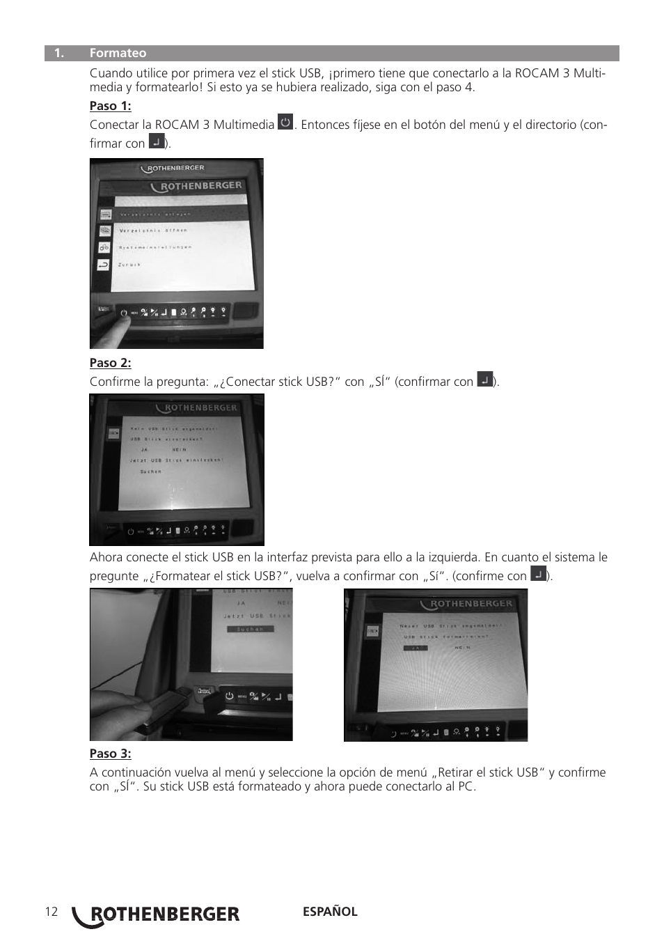 ROTHENBERGER ROCAM 3 Multimedia Softwareinstallation User Manual | Page 12 / 56