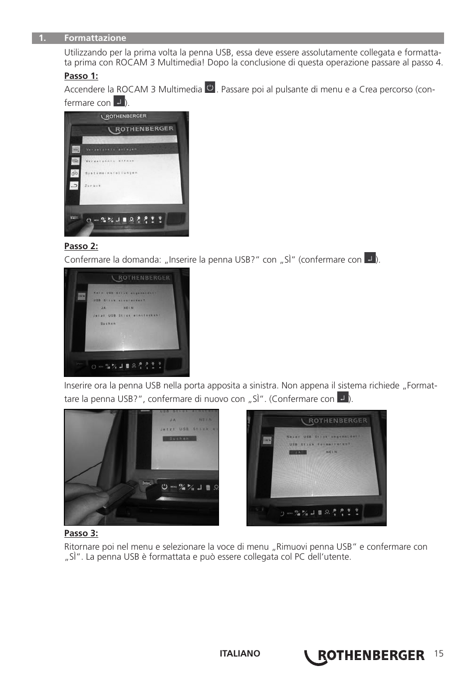 ROTHENBERGER ROCAM 3 Multimedia Softwareinstallation User Manual | Page 15 / 56