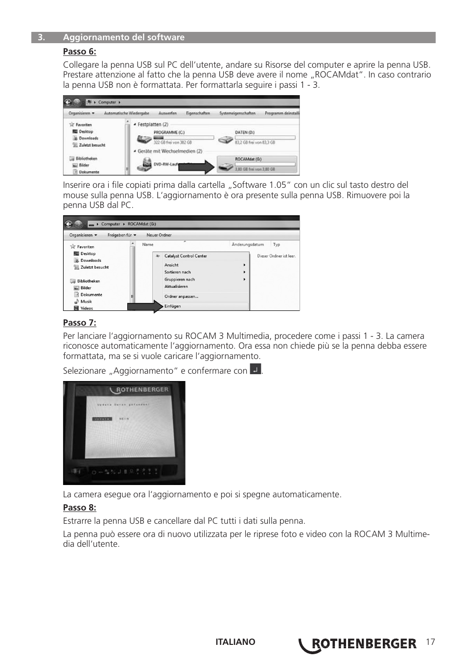 ROTHENBERGER ROCAM 3 Multimedia Softwareinstallation User Manual | Page 17 / 56