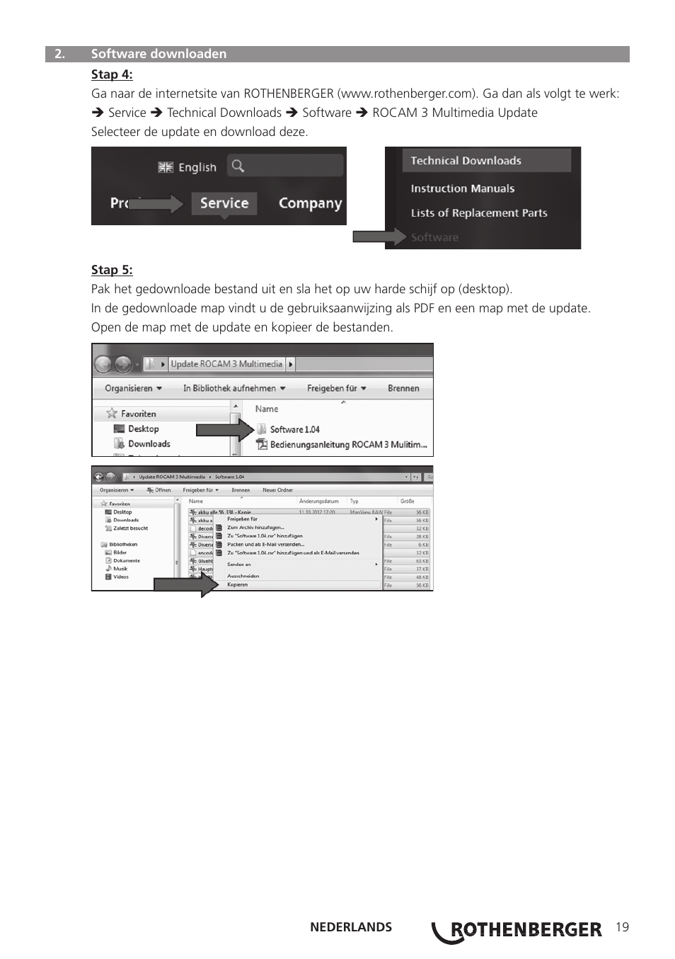 ROTHENBERGER ROCAM 3 Multimedia Softwareinstallation User Manual | Page 19 / 56
