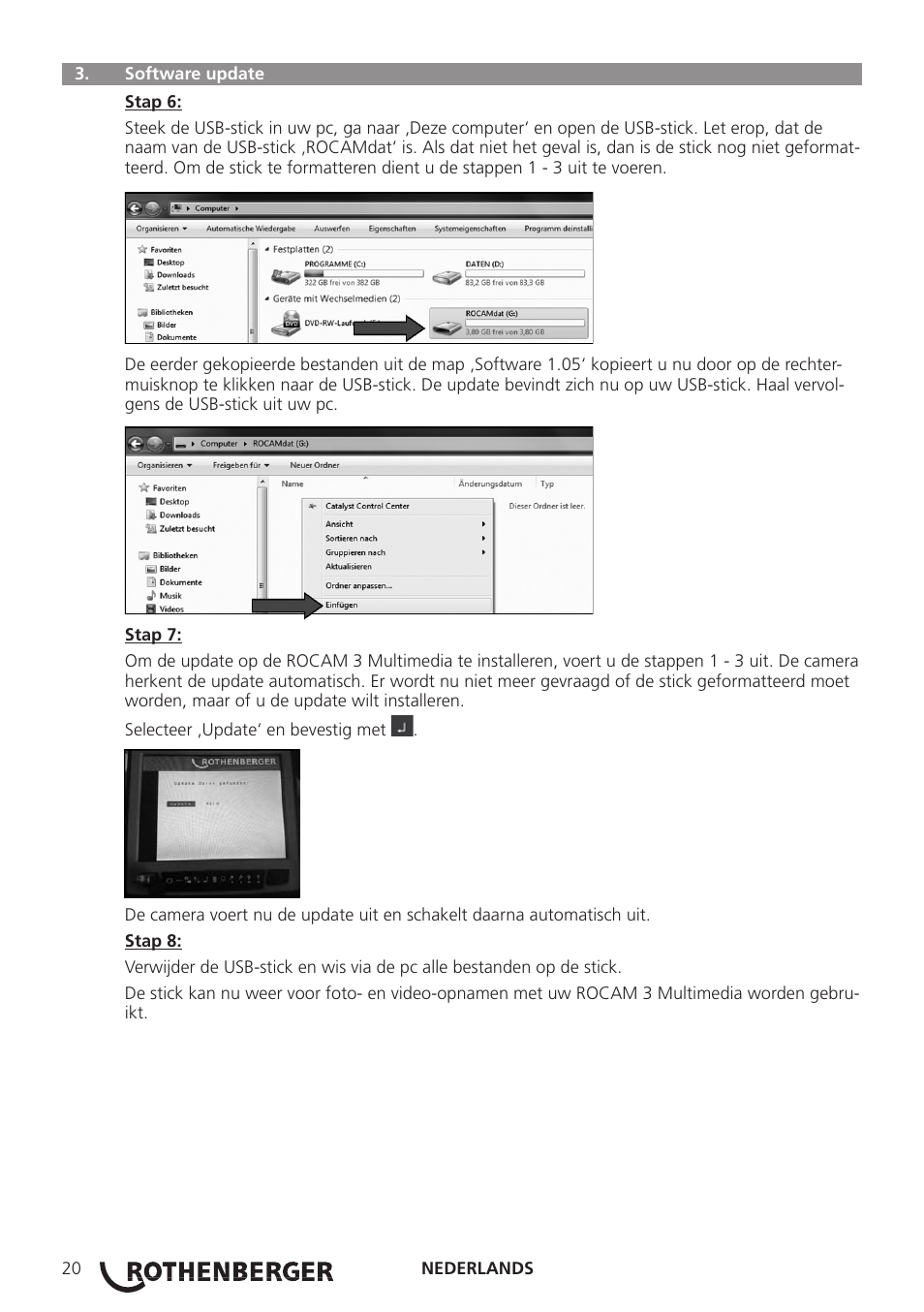 ROTHENBERGER ROCAM 3 Multimedia Softwareinstallation User Manual | Page 20 / 56