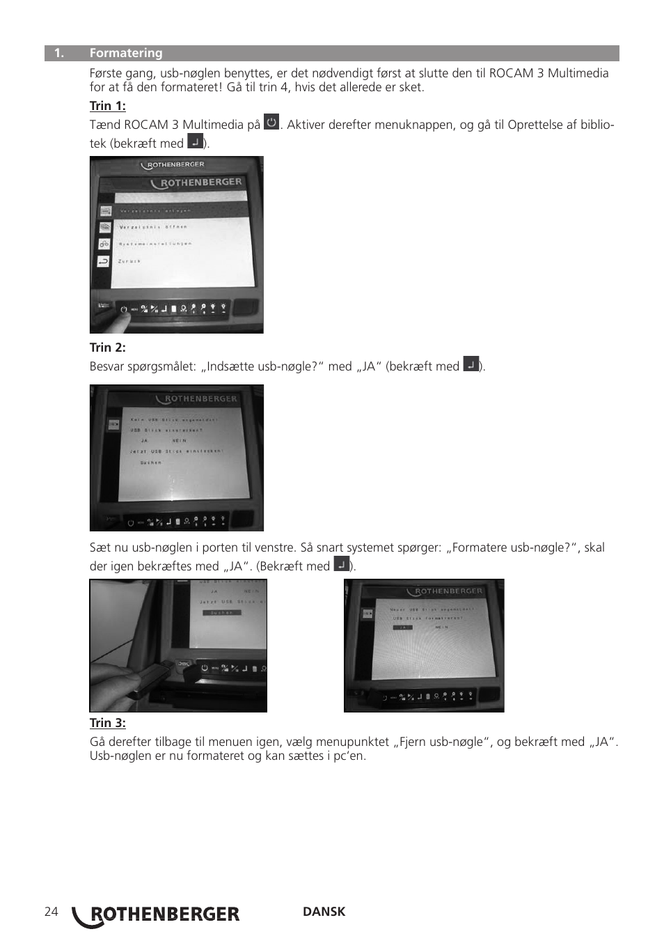 ROTHENBERGER ROCAM 3 Multimedia Softwareinstallation User Manual | Page 24 / 56