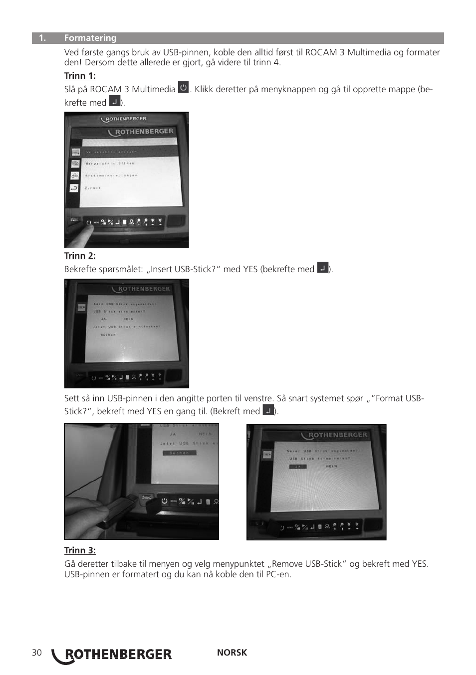 ROTHENBERGER ROCAM 3 Multimedia Softwareinstallation User Manual | Page 30 / 56