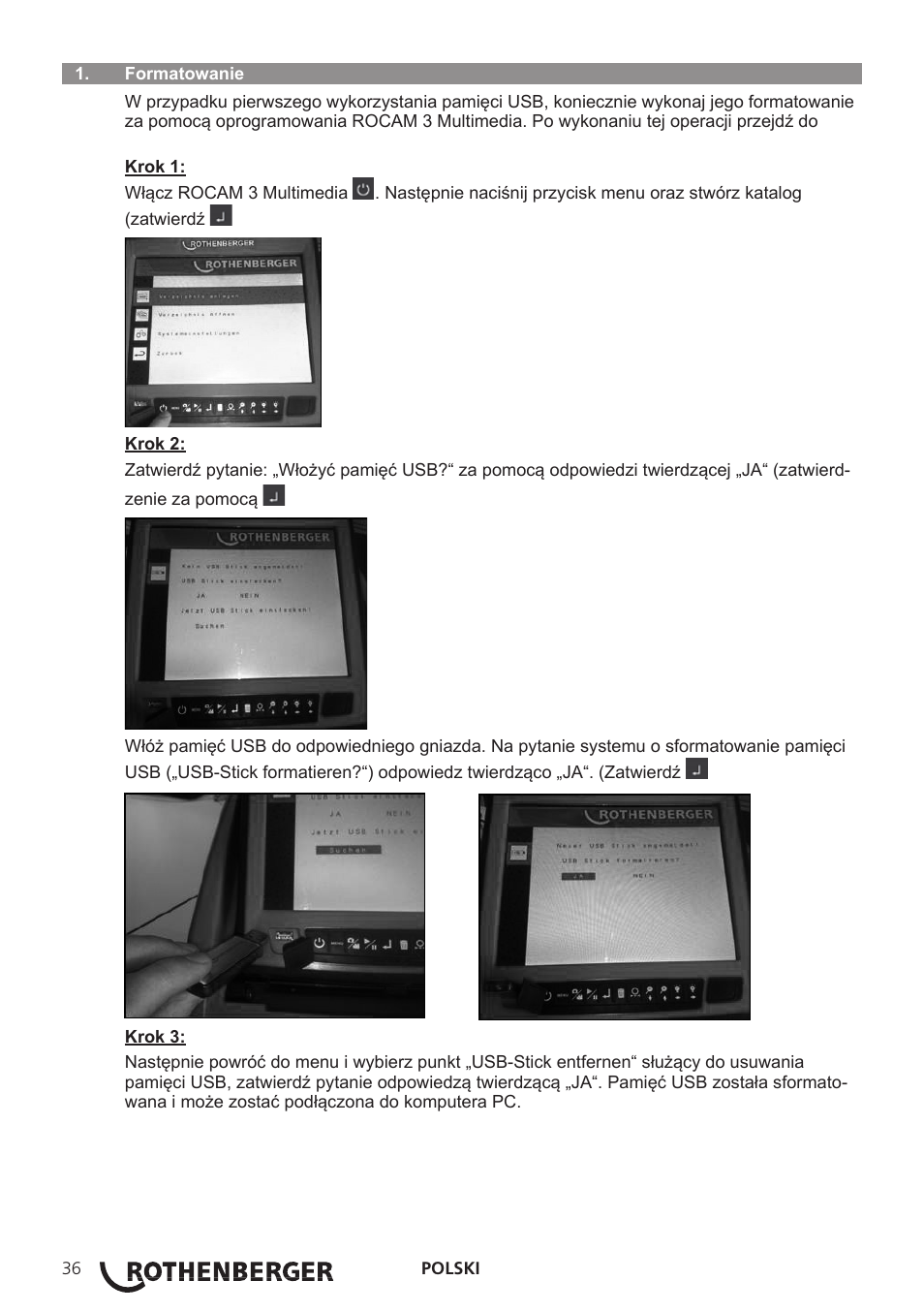 ROTHENBERGER ROCAM 3 Multimedia Softwareinstallation User Manual | Page 36 / 56