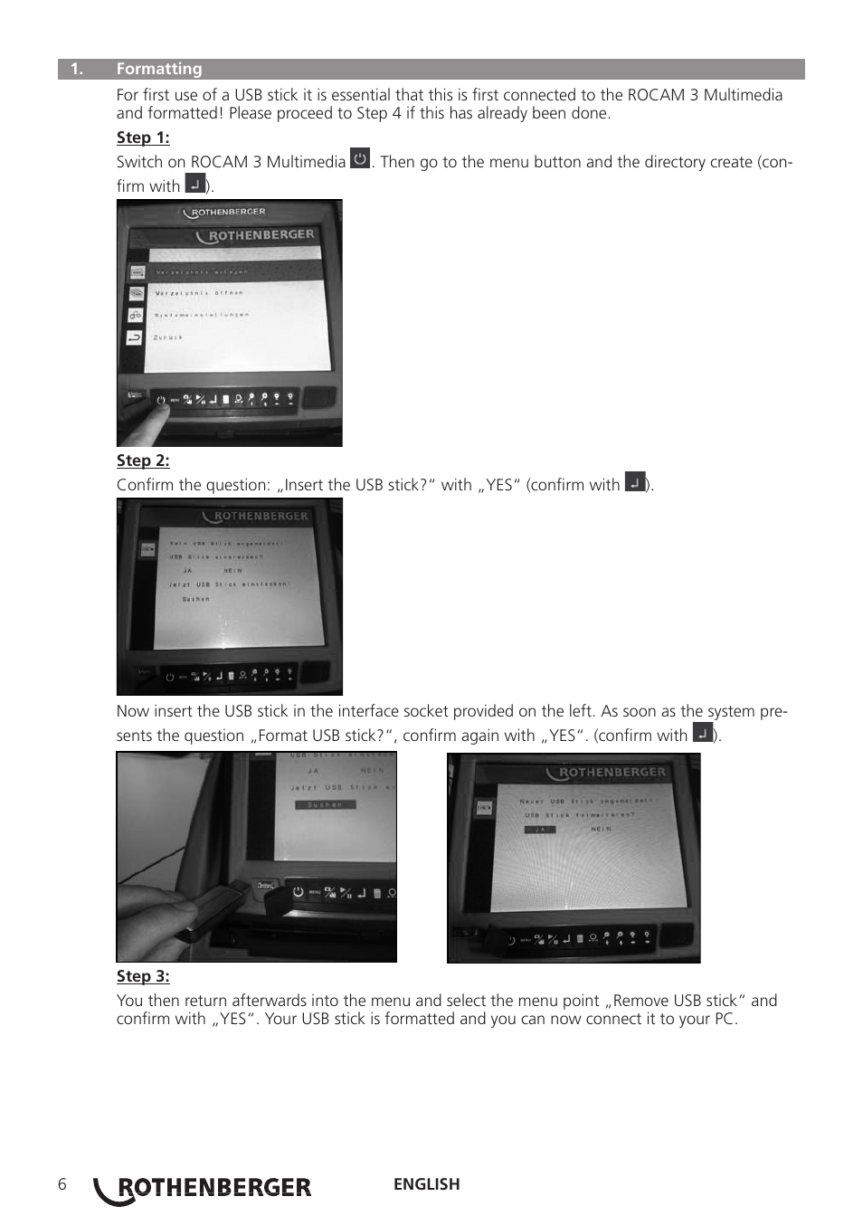 ROTHENBERGER ROCAM 3 Multimedia Softwareinstallation User Manual | Page 6 / 56