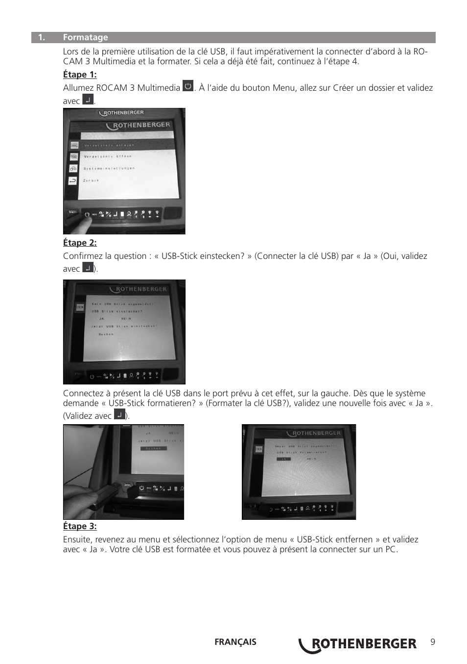 ROTHENBERGER ROCAM 3 Multimedia Softwareinstallation User Manual | Page 9 / 56