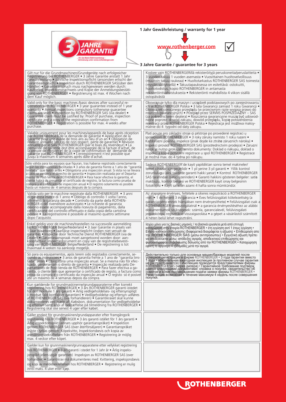 Seite3 | ROTHENBERGER ROCAM Plus User Manual | Page 3 / 116