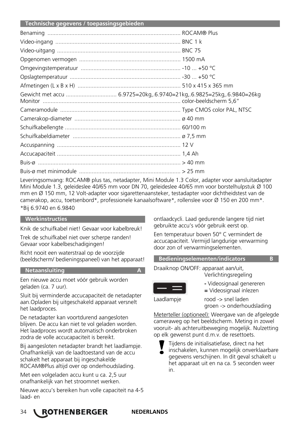 ROTHENBERGER ROCAM Plus User Manual | Page 40 / 116