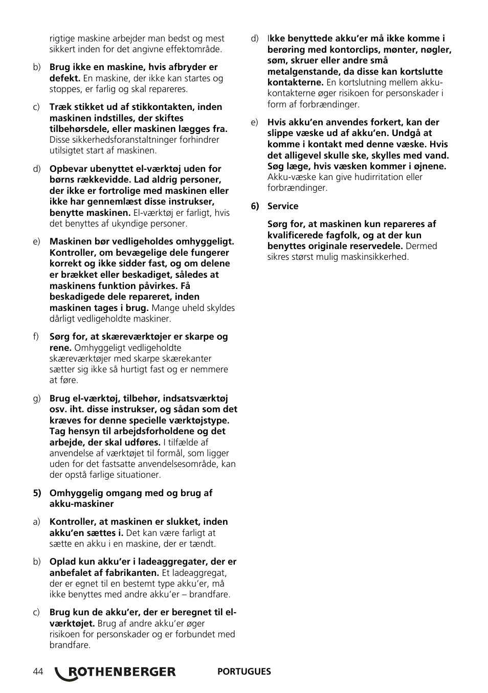 ROTHENBERGER ROCAM Plus User Manual | Page 50 / 116