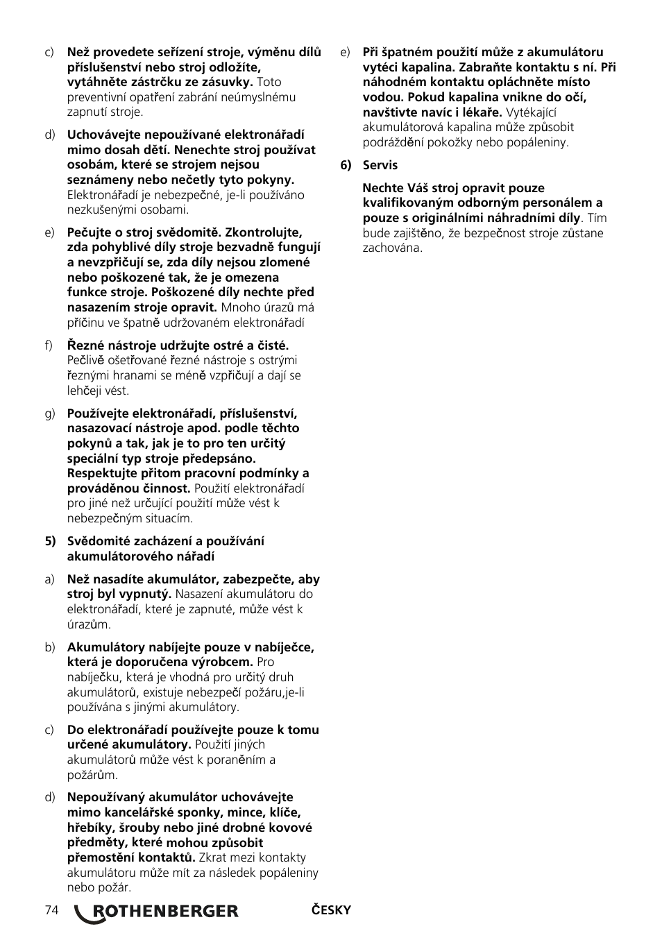 ROTHENBERGER ROCAM Plus User Manual | Page 80 / 116