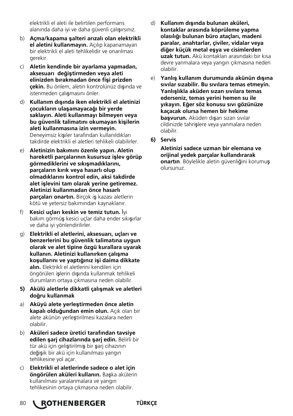 ROTHENBERGER ROCAM Plus User Manual | Page 86 / 116