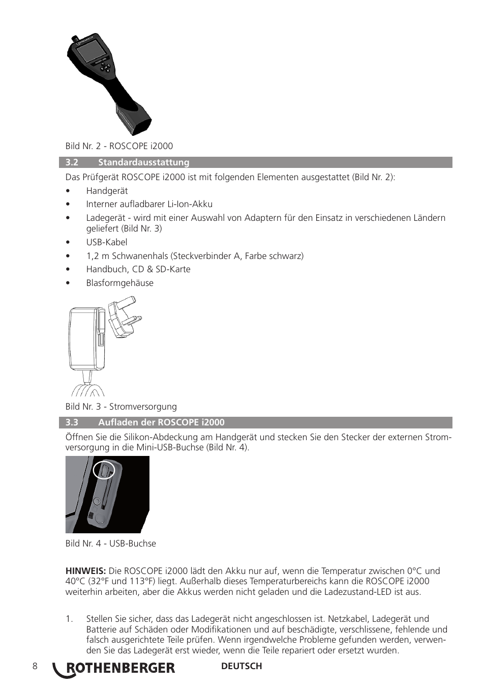 ROTHENBERGER ROSCOPE i2000 User Manual | Page 10 / 308