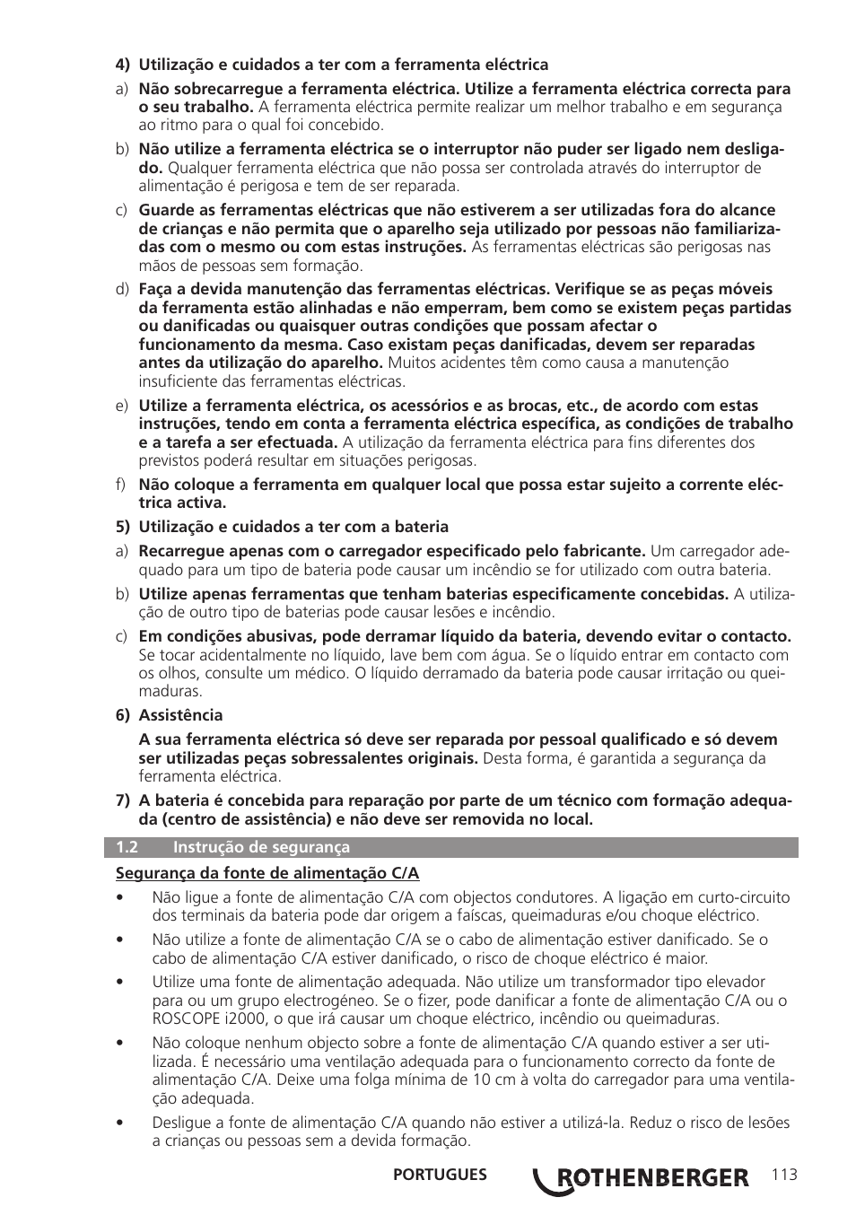 ROTHENBERGER ROSCOPE i2000 User Manual | Page 115 / 308