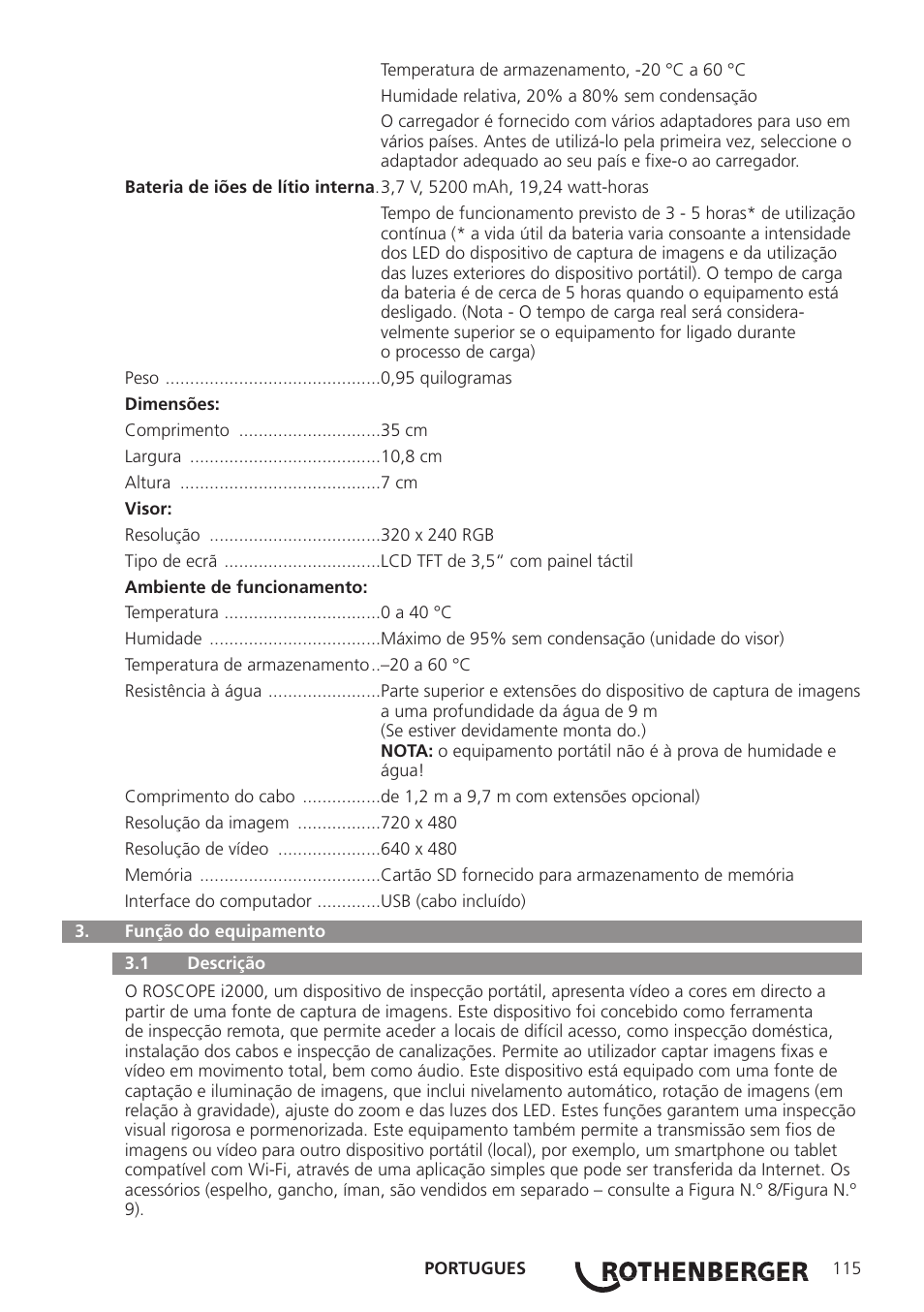 ROTHENBERGER ROSCOPE i2000 User Manual | Page 117 / 308