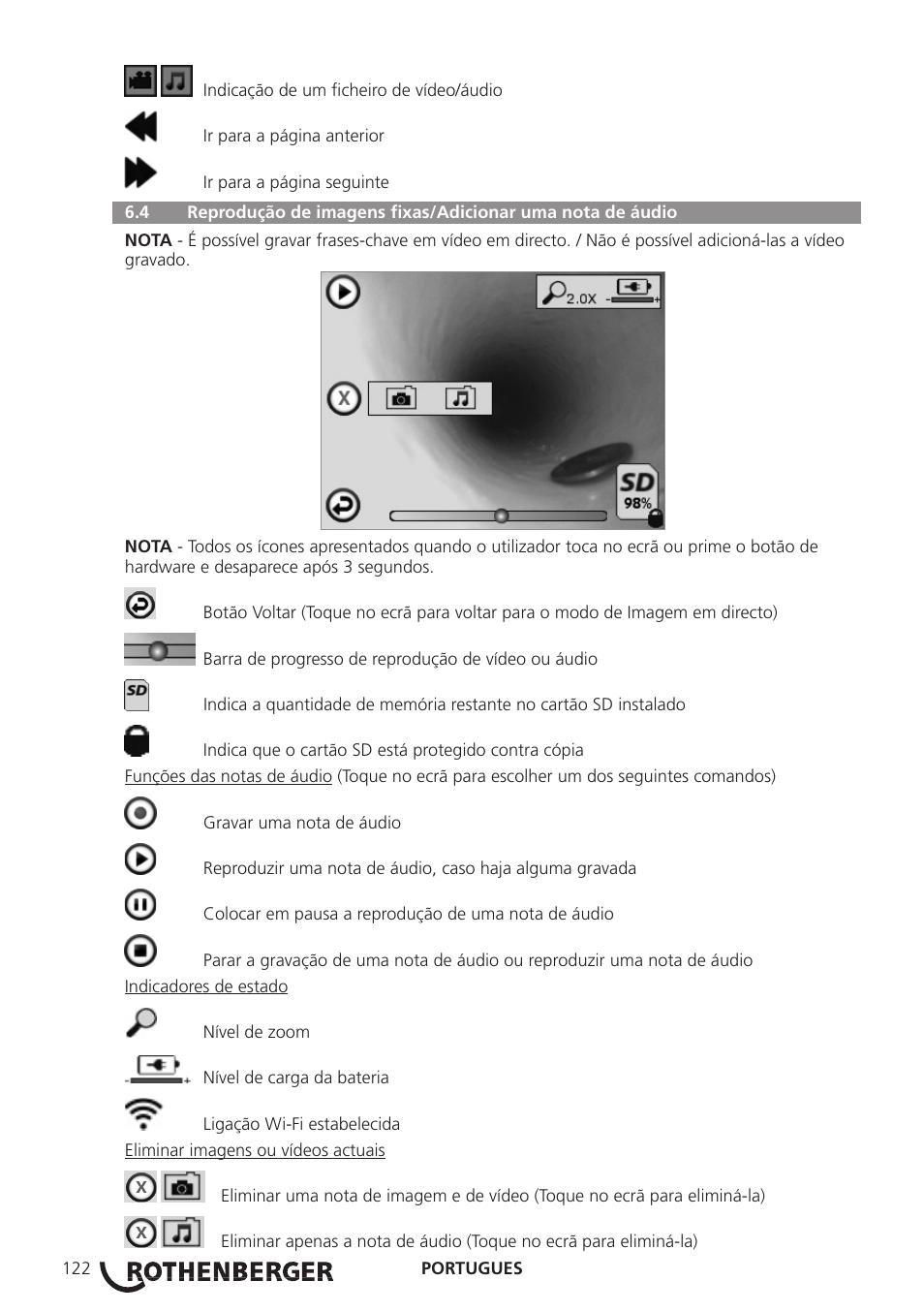 ROTHENBERGER ROSCOPE i2000 User Manual | Page 124 / 308