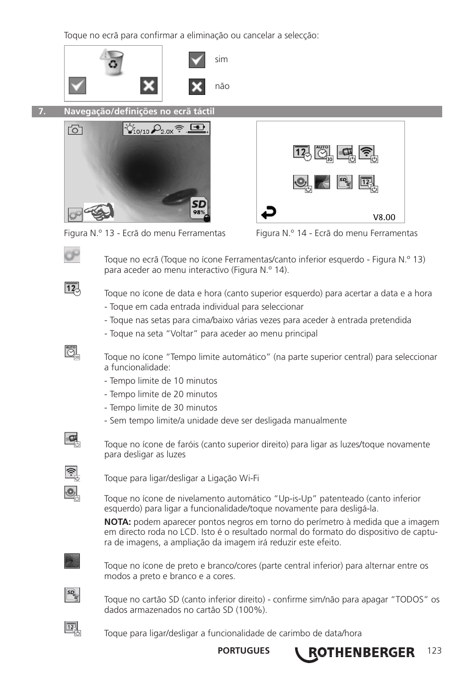 ROTHENBERGER ROSCOPE i2000 User Manual | Page 125 / 308