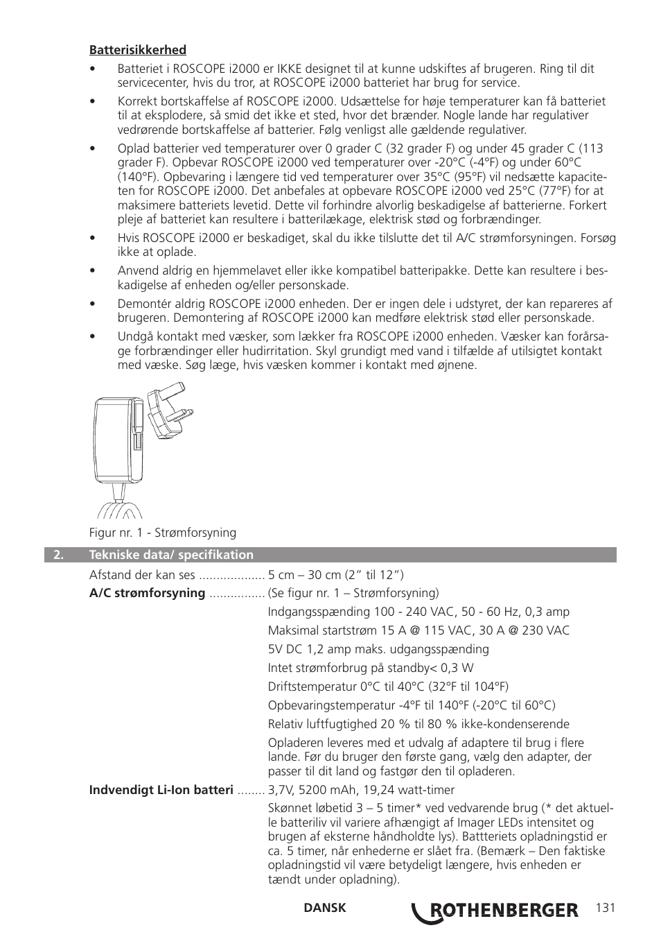 ROTHENBERGER ROSCOPE i2000 User Manual | Page 133 / 308