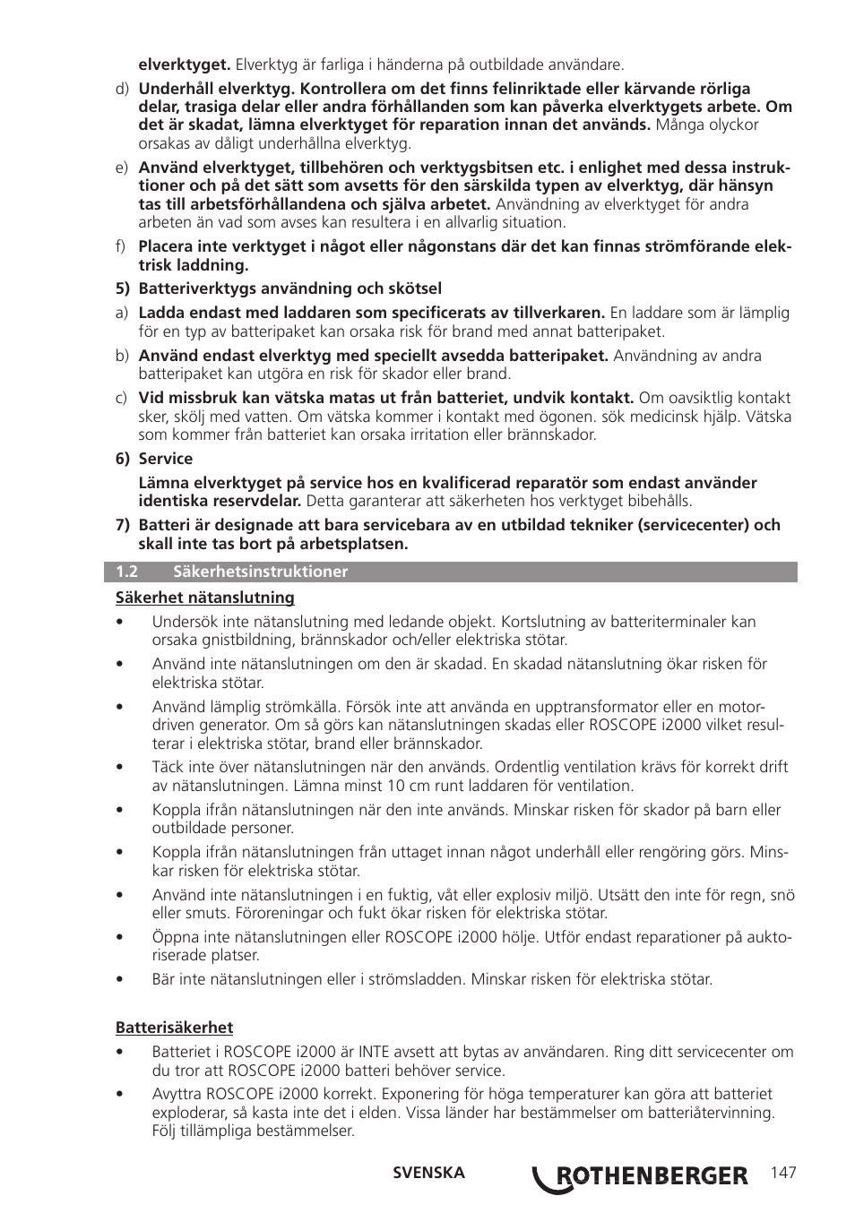 ROTHENBERGER ROSCOPE i2000 User Manual | Page 149 / 308