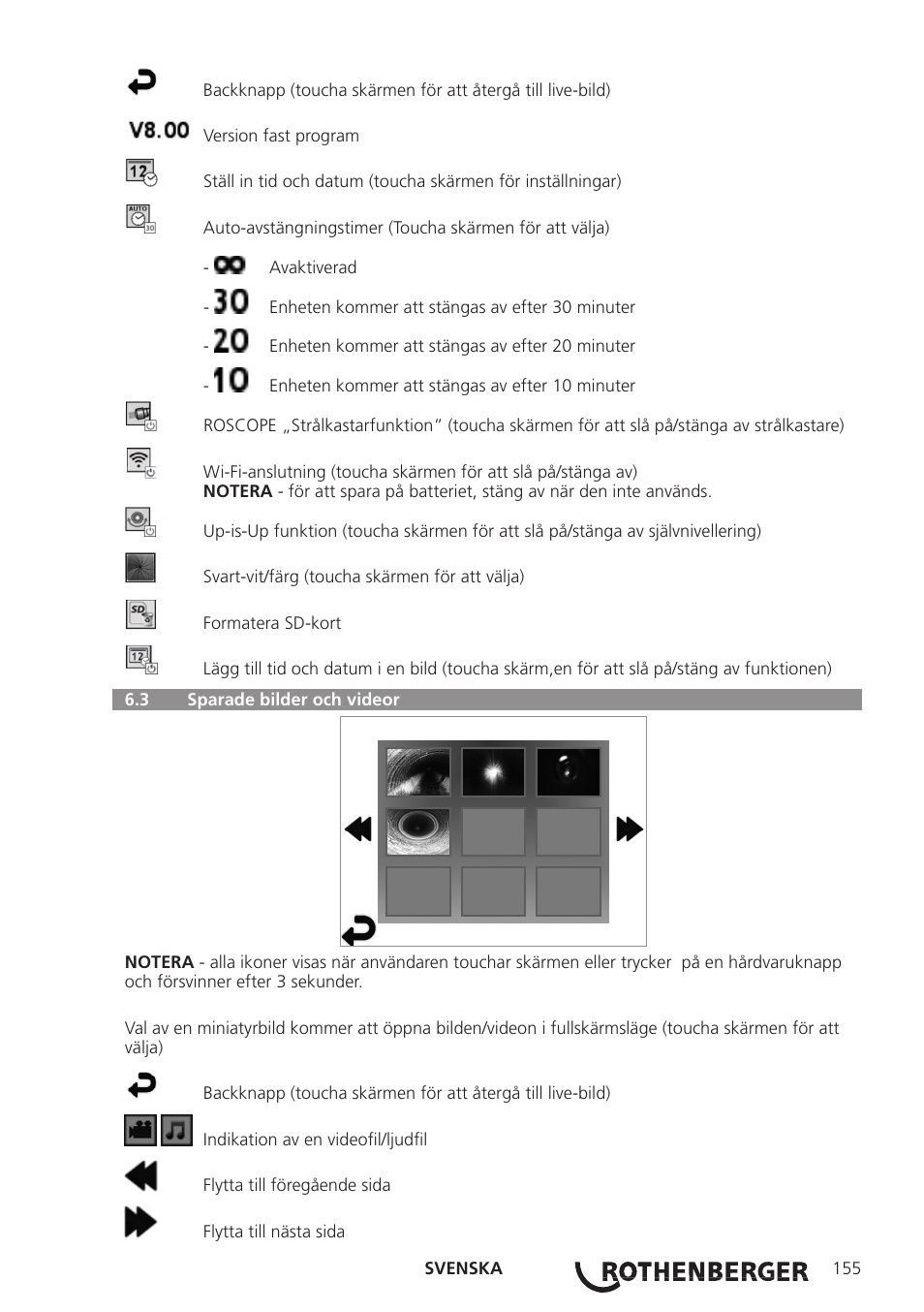 ROTHENBERGER ROSCOPE i2000 User Manual | Page 157 / 308