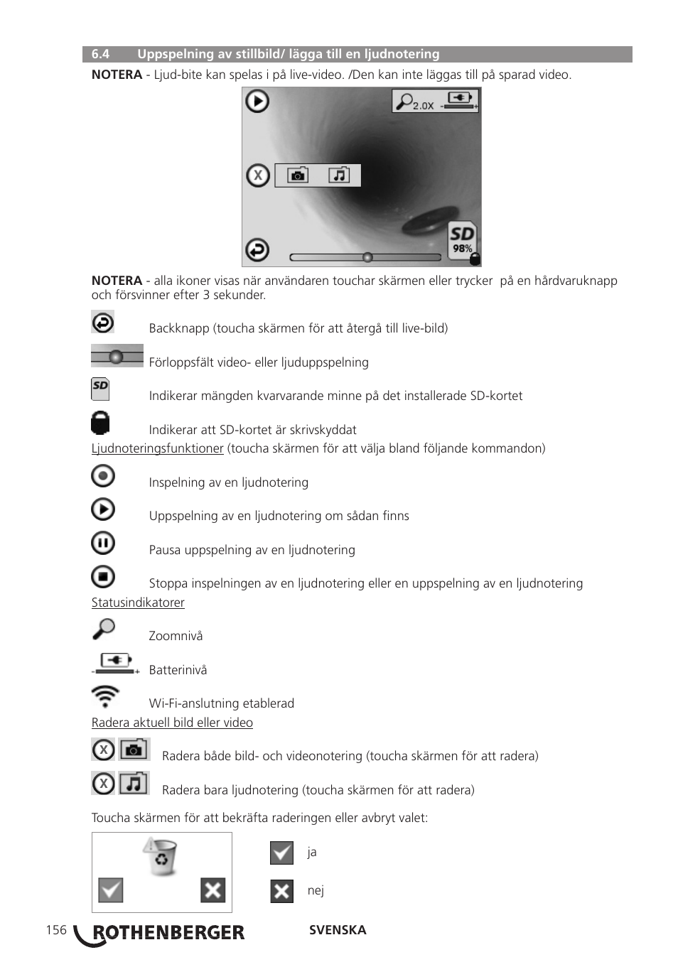 ROTHENBERGER ROSCOPE i2000 User Manual | Page 158 / 308