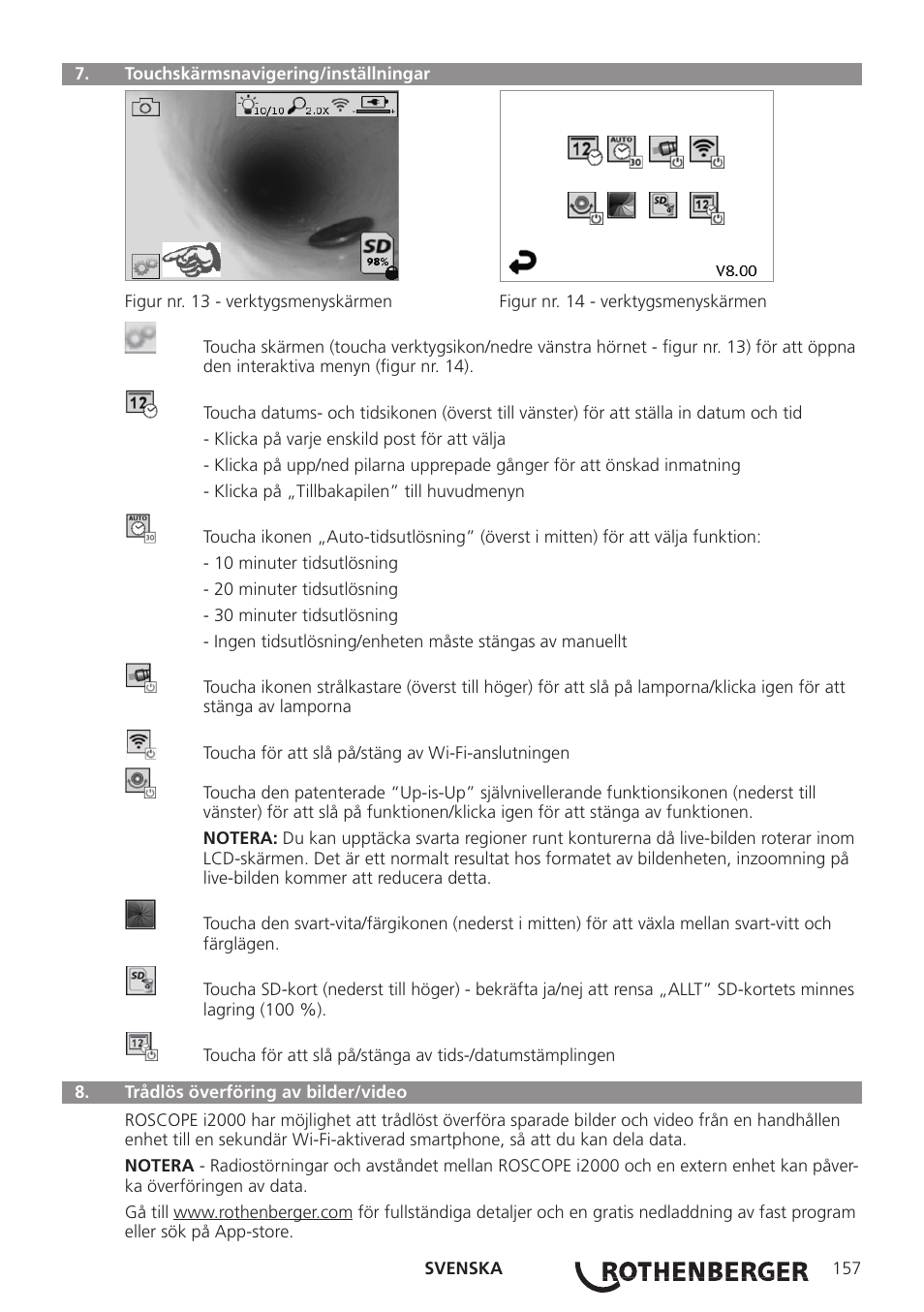 ROTHENBERGER ROSCOPE i2000 User Manual | Page 159 / 308