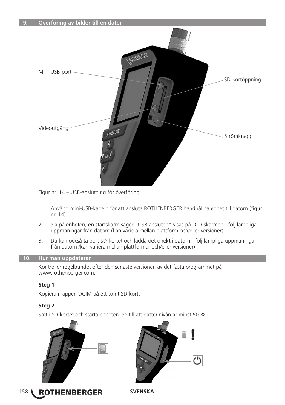 ROTHENBERGER ROSCOPE i2000 User Manual | Page 160 / 308