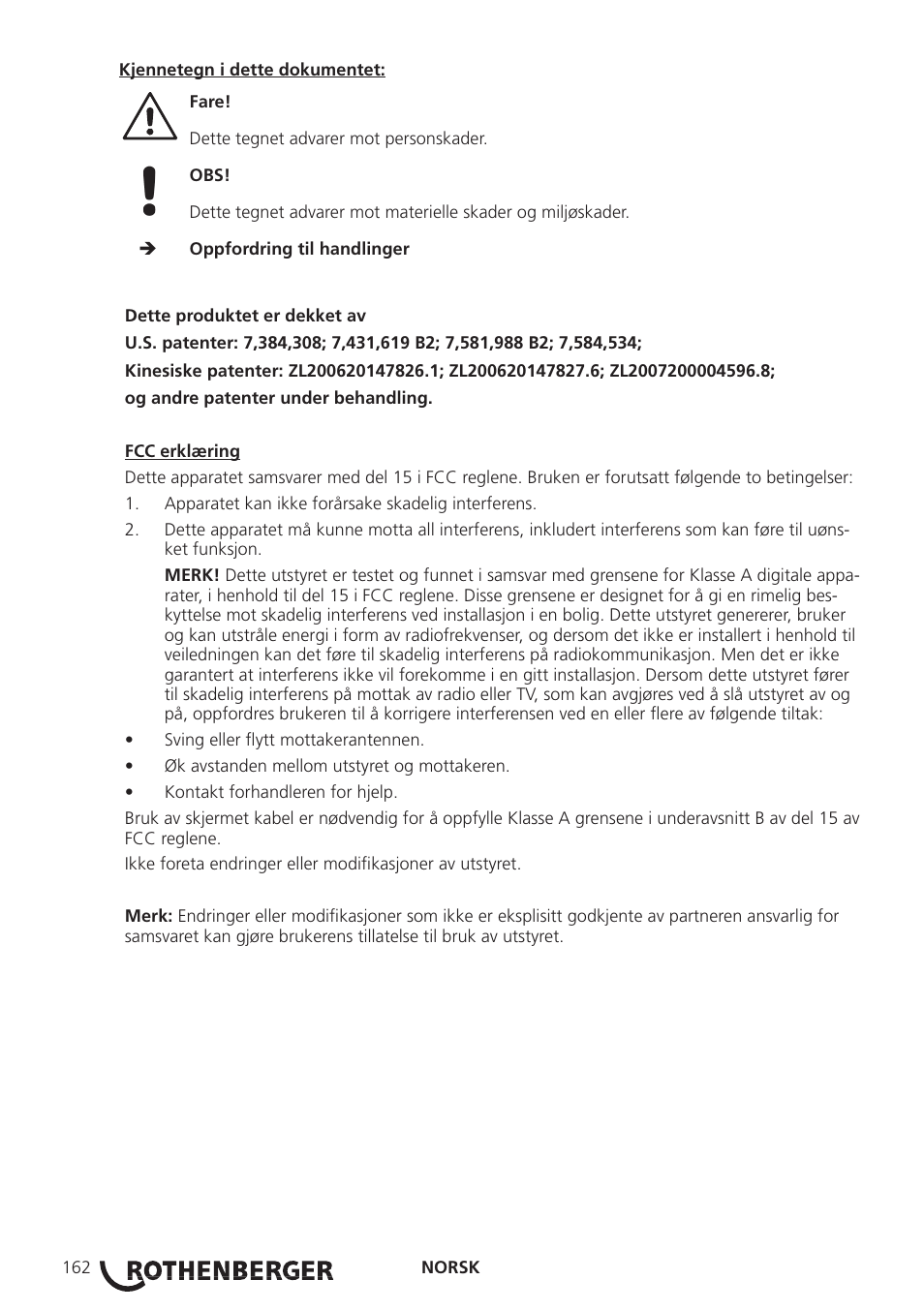 ROTHENBERGER ROSCOPE i2000 User Manual | Page 164 / 308
