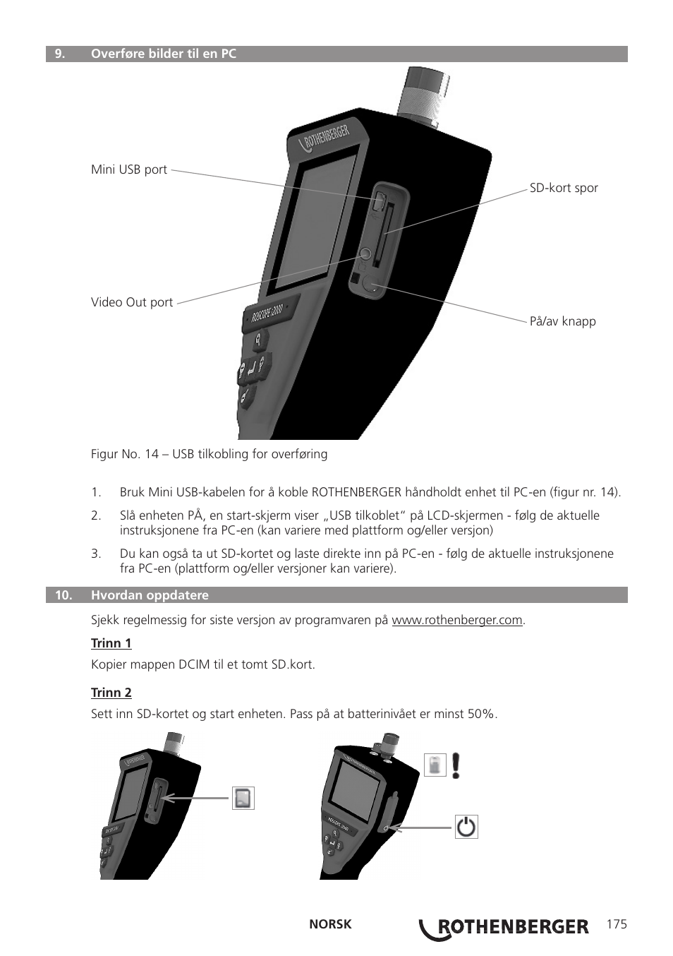 ROTHENBERGER ROSCOPE i2000 User Manual | Page 177 / 308
