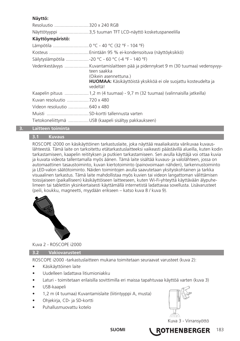 ROTHENBERGER ROSCOPE i2000 User Manual | Page 185 / 308