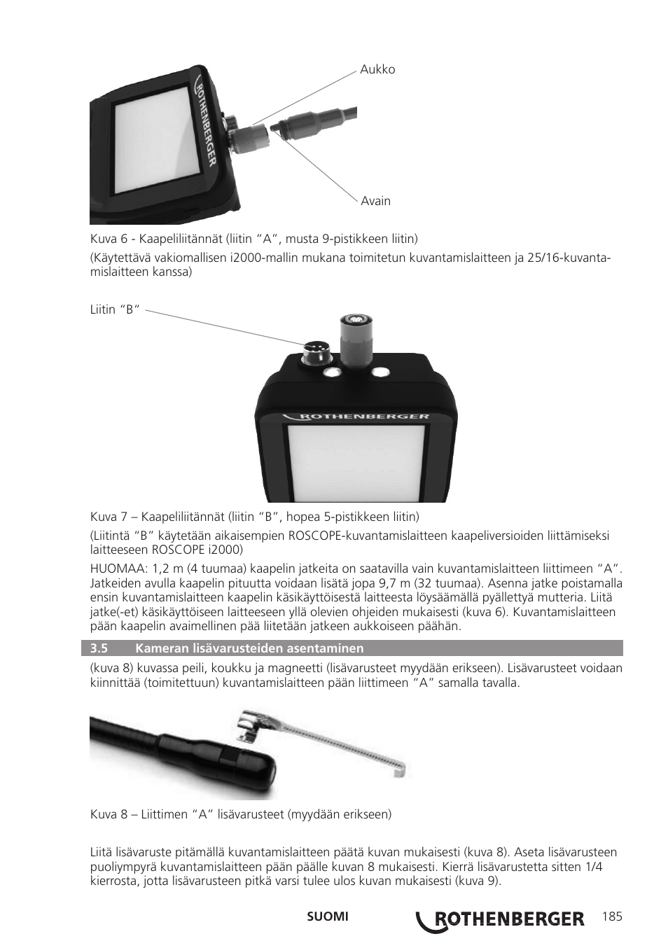 ROTHENBERGER ROSCOPE i2000 User Manual | Page 187 / 308