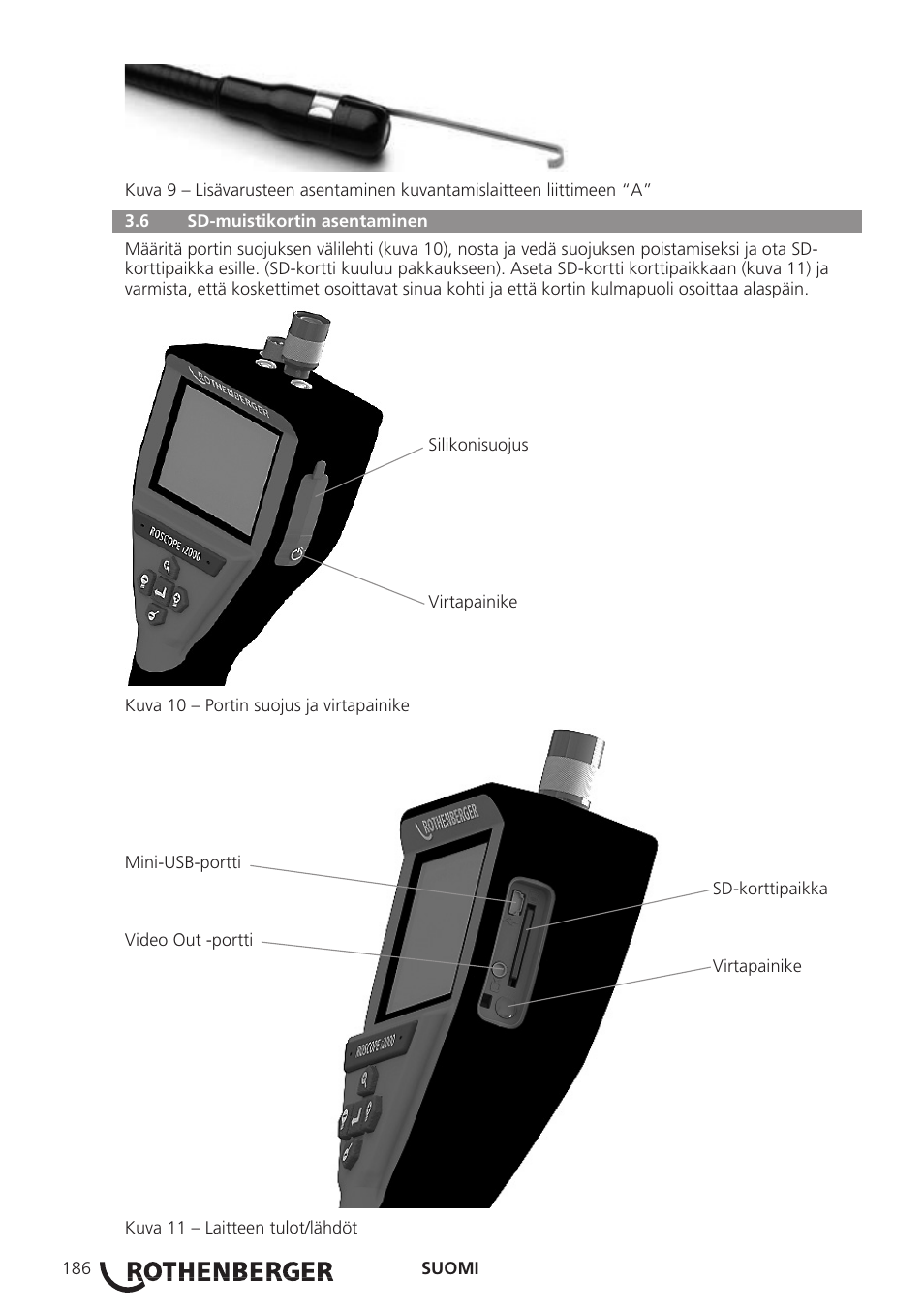 ROTHENBERGER ROSCOPE i2000 User Manual | Page 188 / 308