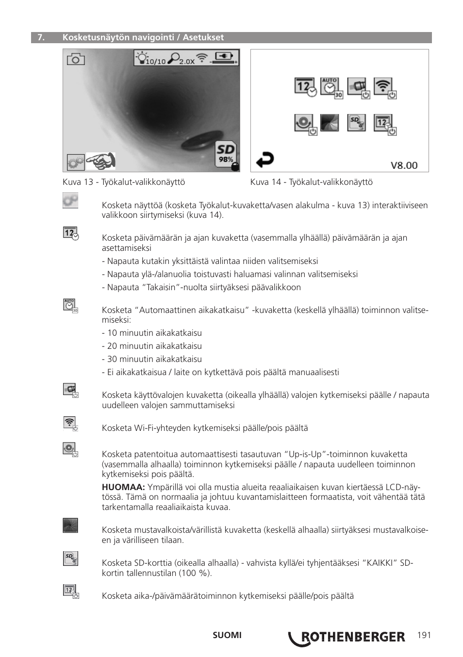 ROTHENBERGER ROSCOPE i2000 User Manual | Page 193 / 308