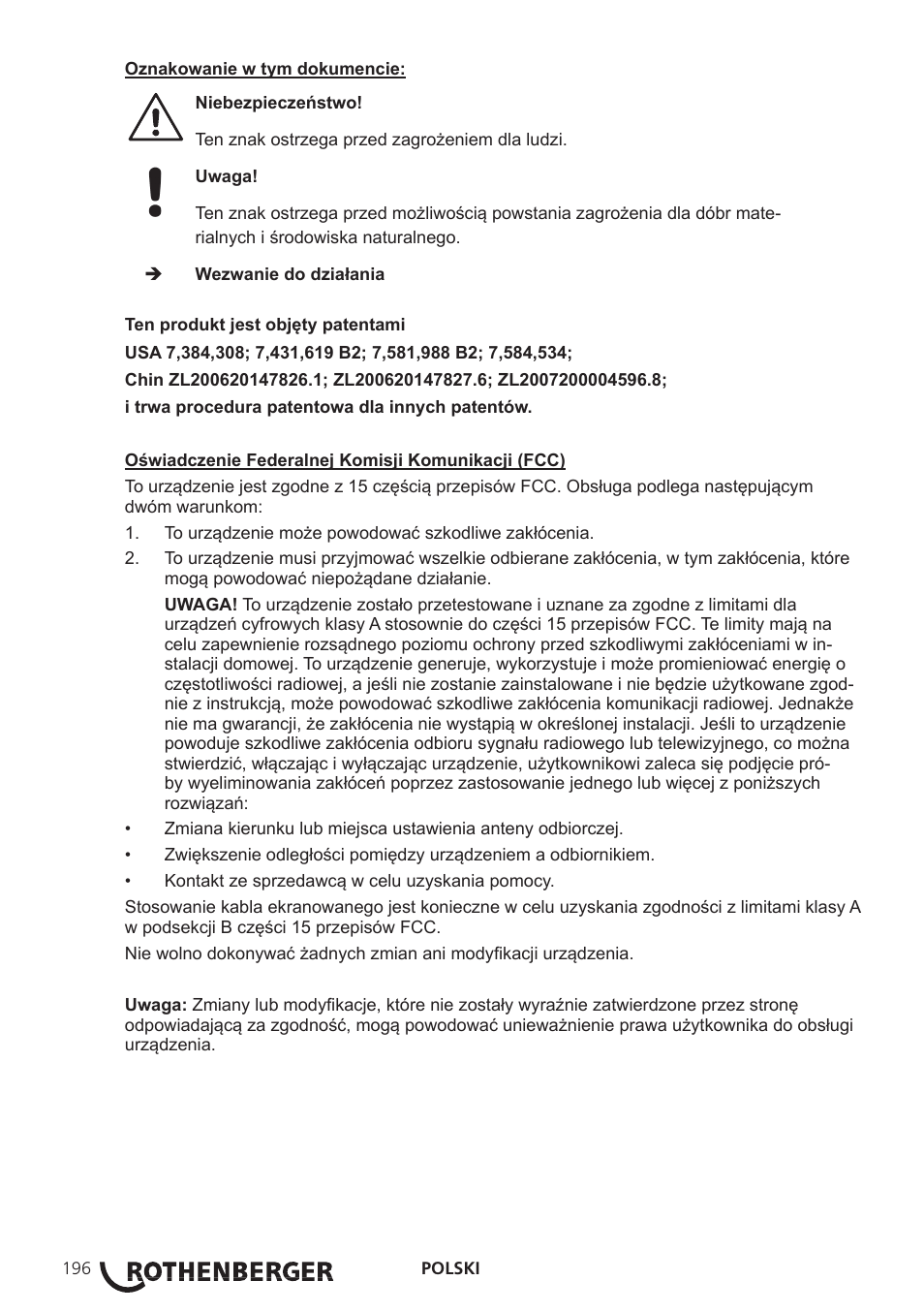 ROTHENBERGER ROSCOPE i2000 User Manual | Page 198 / 308