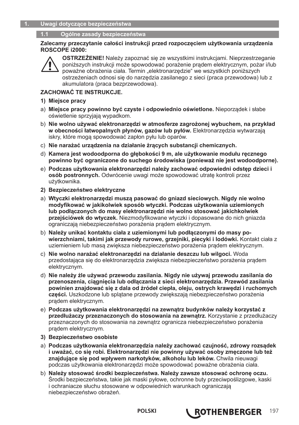 ROTHENBERGER ROSCOPE i2000 User Manual | Page 199 / 308
