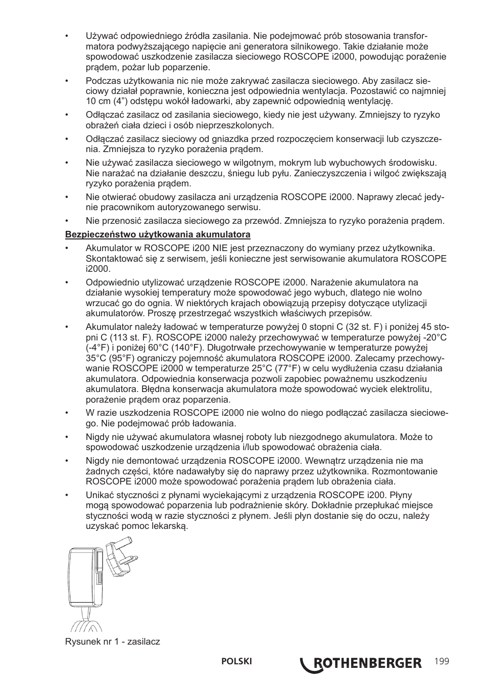 ROTHENBERGER ROSCOPE i2000 User Manual | Page 201 / 308