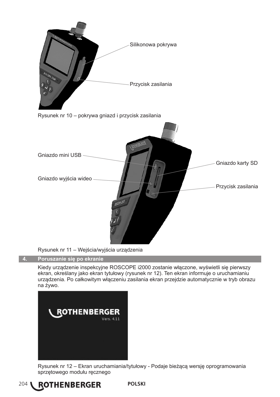 ROTHENBERGER ROSCOPE i2000 User Manual | Page 206 / 308