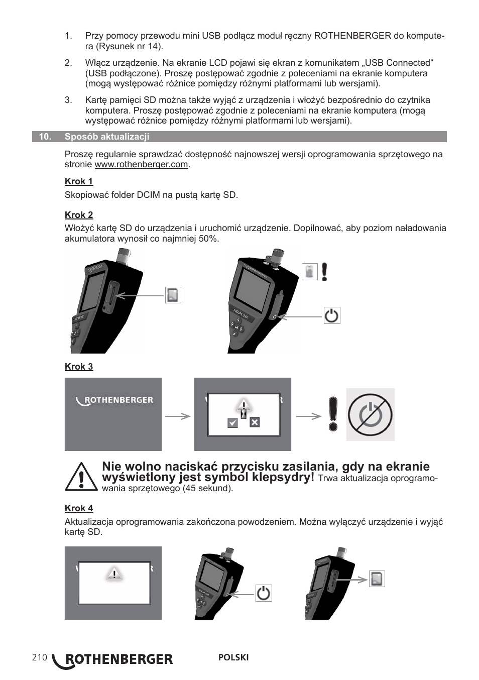 ROTHENBERGER ROSCOPE i2000 User Manual | Page 212 / 308
