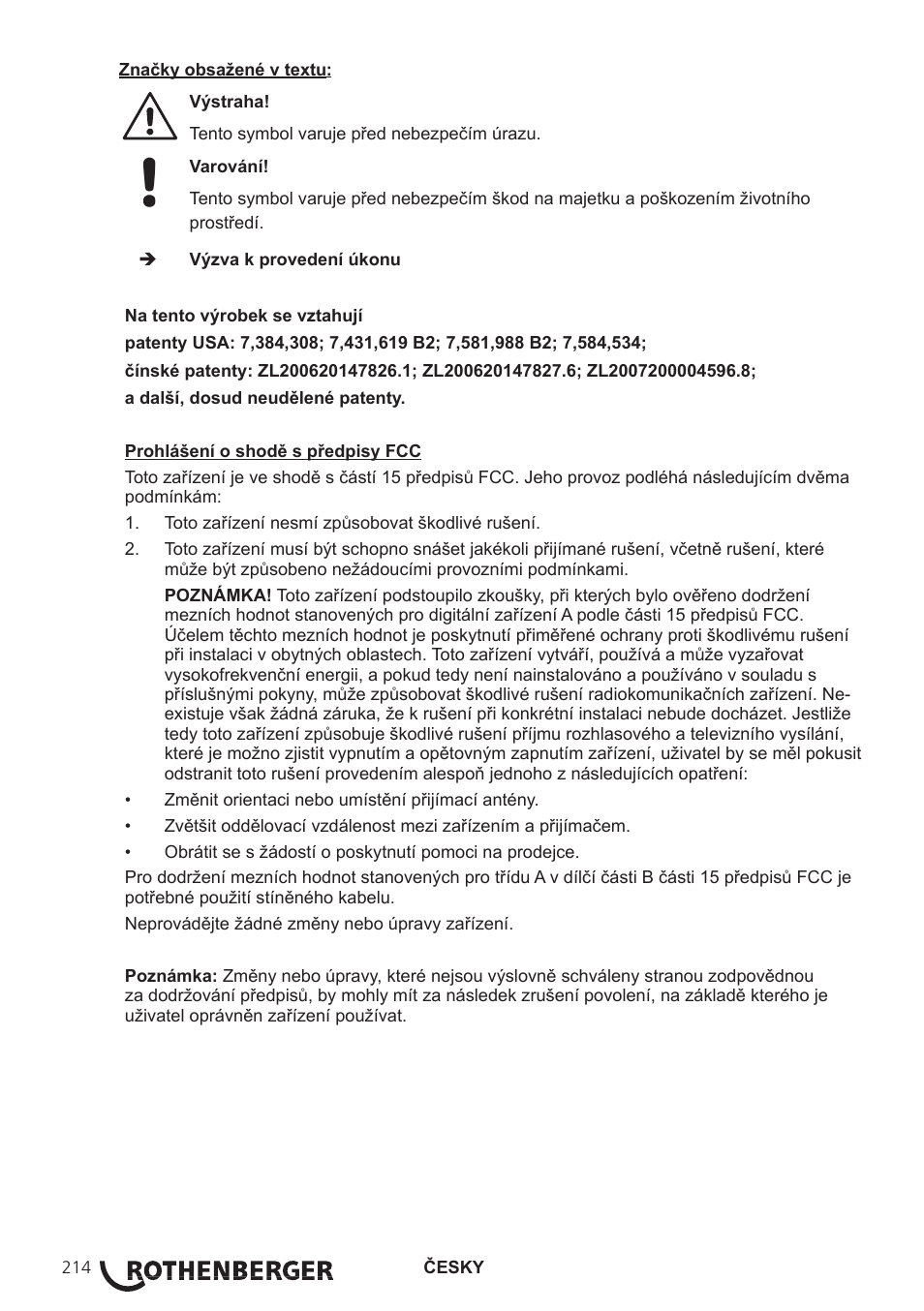 ROTHENBERGER ROSCOPE i2000 User Manual | Page 216 / 308