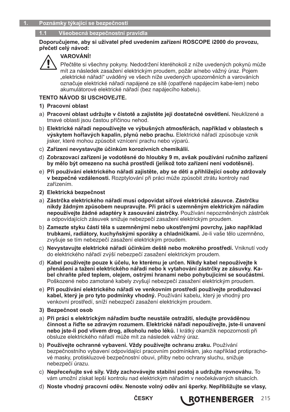 ROTHENBERGER ROSCOPE i2000 User Manual | Page 217 / 308