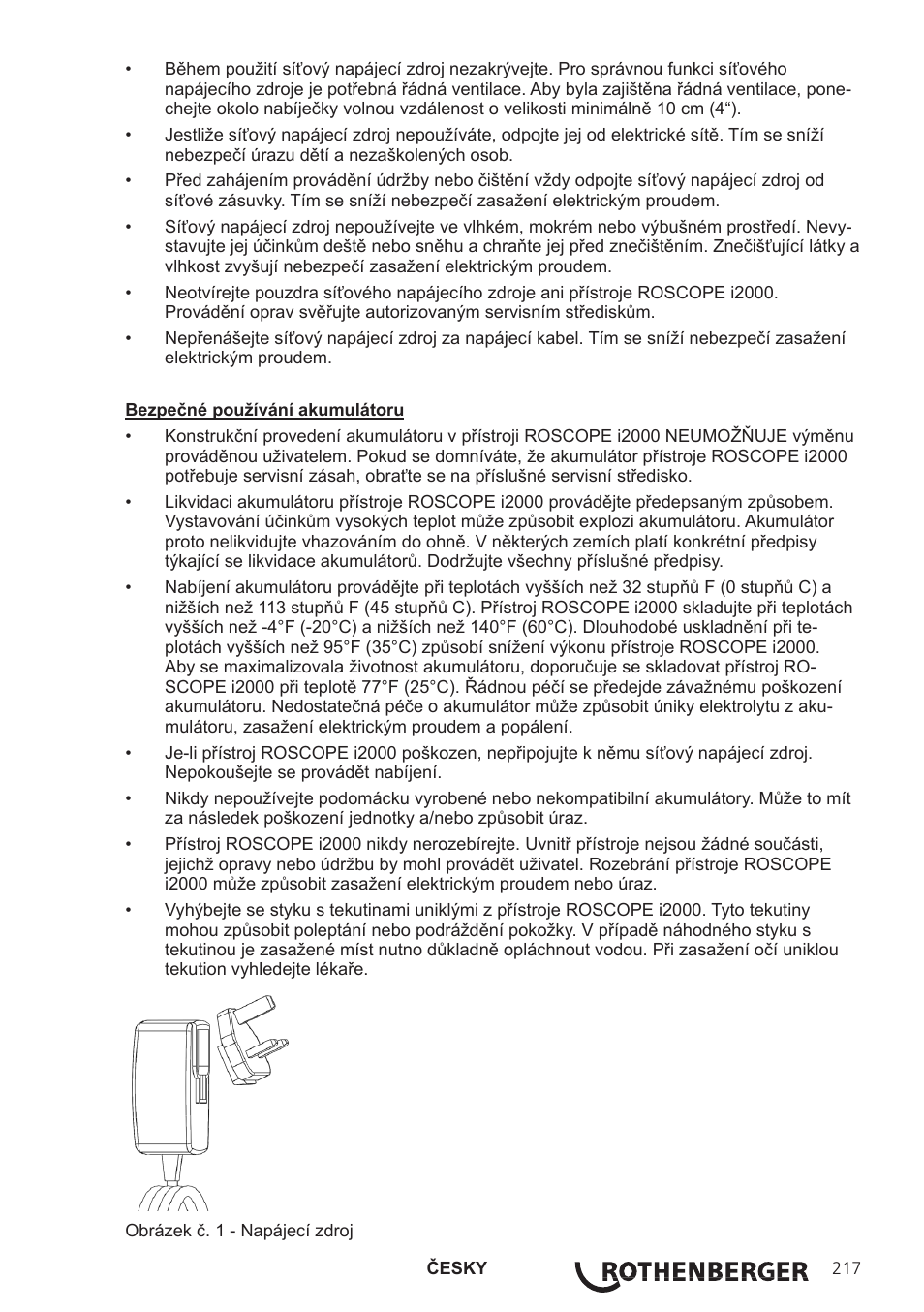ROTHENBERGER ROSCOPE i2000 User Manual | Page 219 / 308