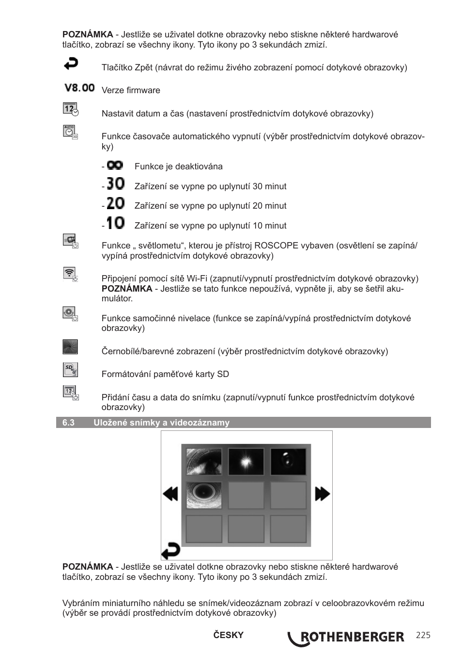 ROTHENBERGER ROSCOPE i2000 User Manual | Page 227 / 308