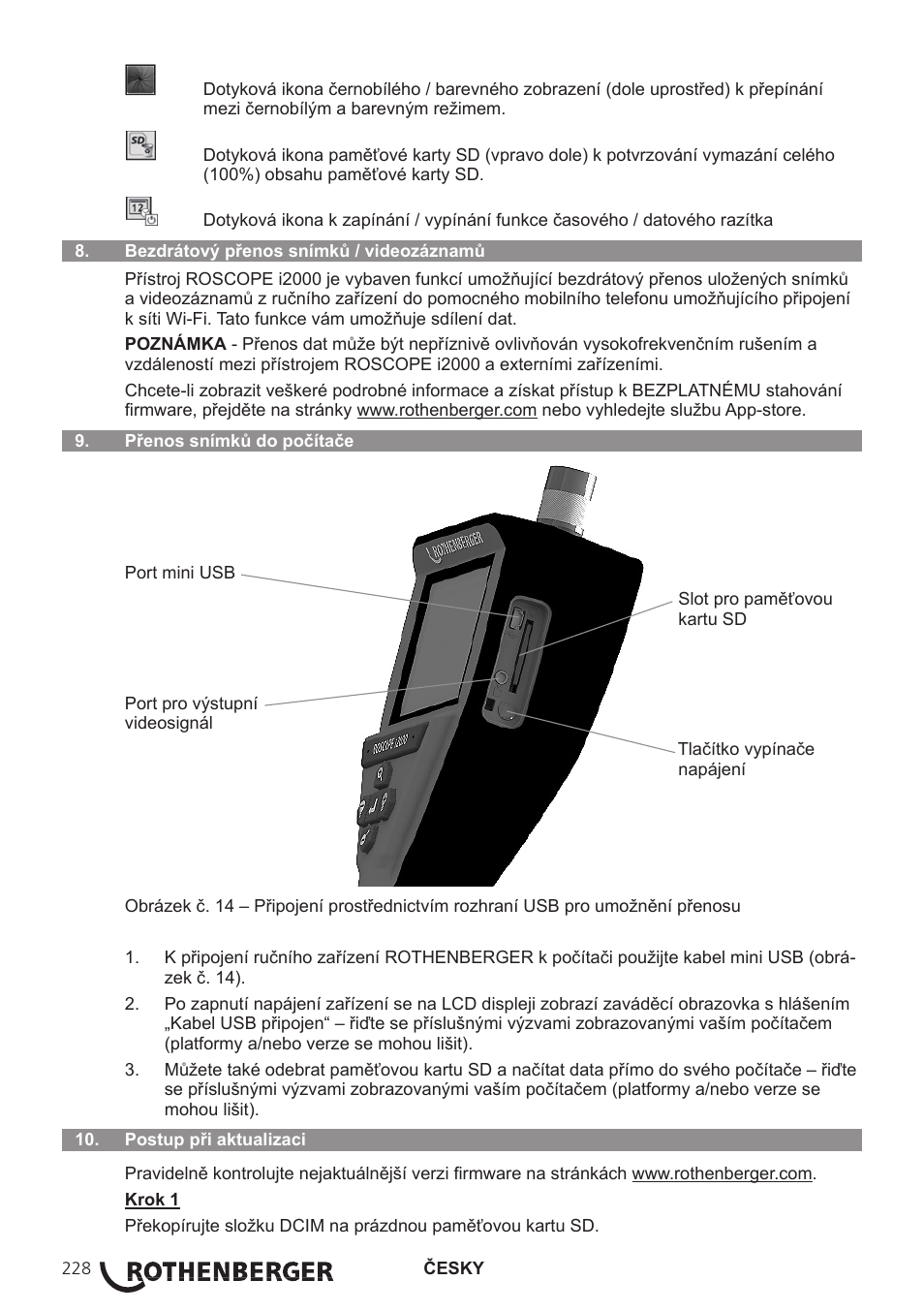 ROTHENBERGER ROSCOPE i2000 User Manual | Page 230 / 308