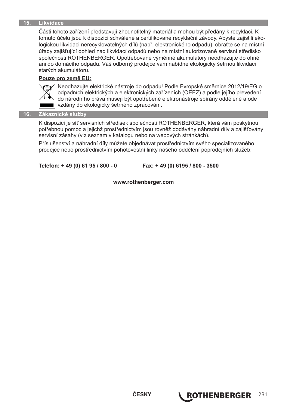 ROTHENBERGER ROSCOPE i2000 User Manual | Page 233 / 308