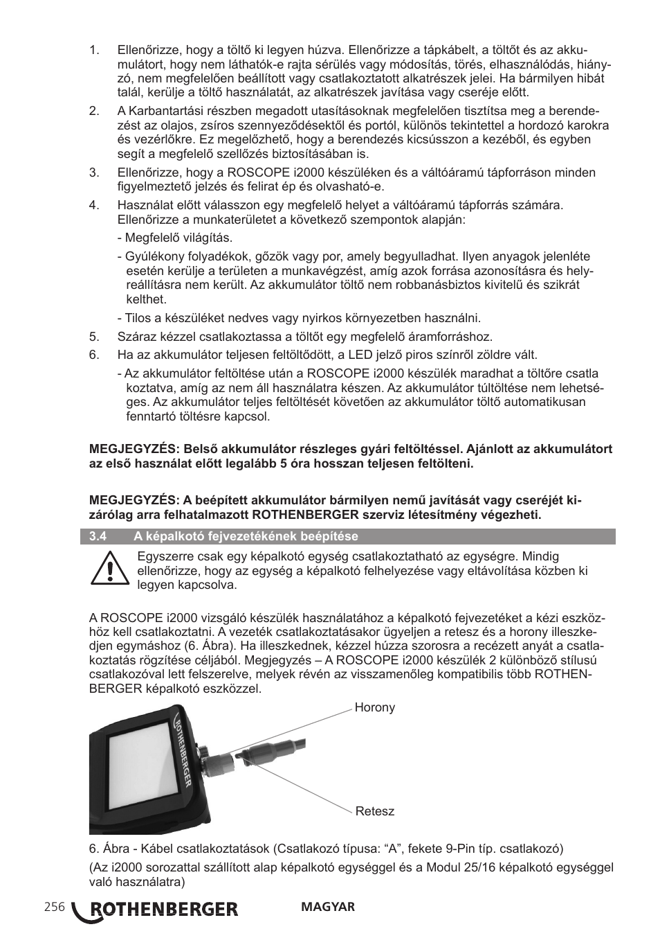 ROTHENBERGER ROSCOPE i2000 User Manual | Page 258 / 308