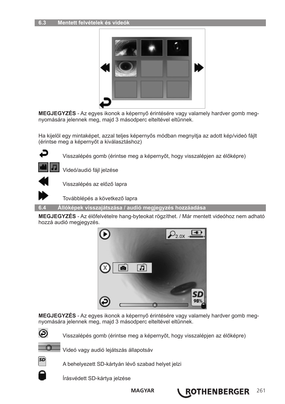 ROTHENBERGER ROSCOPE i2000 User Manual | Page 263 / 308