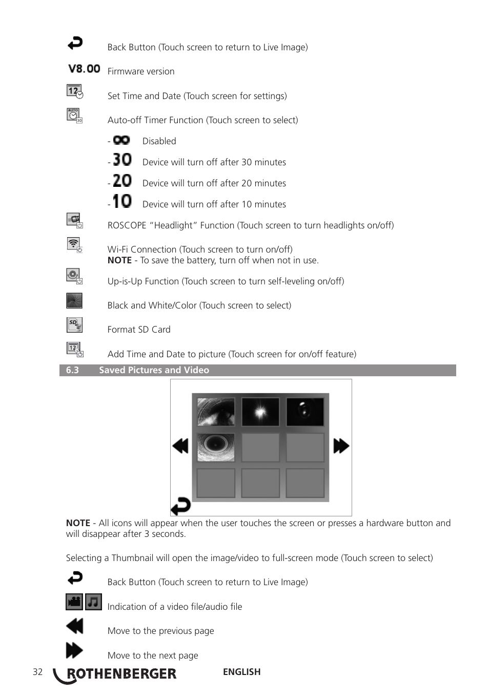 ROTHENBERGER ROSCOPE i2000 User Manual | Page 34 / 308