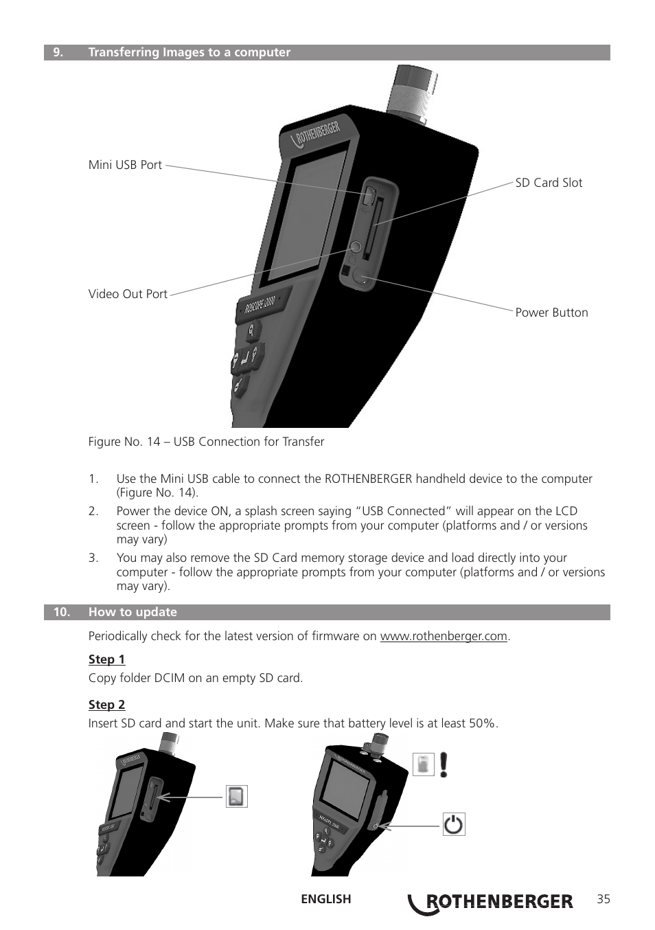 ROTHENBERGER ROSCOPE i2000 User Manual | Page 37 / 308