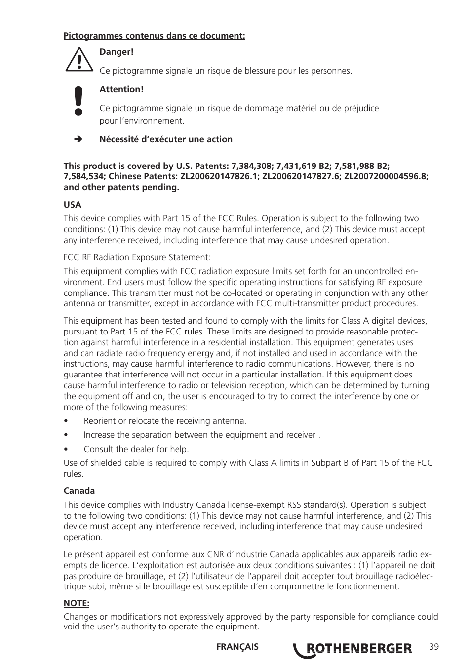 ROTHENBERGER ROSCOPE i2000 User Manual | Page 41 / 308